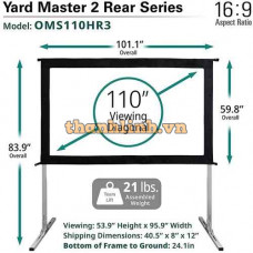 Màn chiếu khung gấp 110-inch Elite Screens OMS110HR3